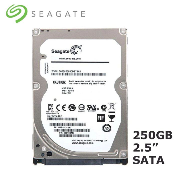 LAPTOP HARD DISK SEAGATE 250GB 7200 rpm