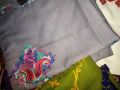 Sindhi Balochi Embroidered Shawl Chadar Stole Dupatta for Women, Handcrafted, Fancy Sequence Work, All-Season, Traditional Design. 