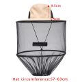 Mosquito Hat With Hidden Net Mesh Repellent Insect Bee Protection Men Women Outdoor Sunscreen Fishing Cap.