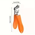 Slanted Nail Clippers Wide Jaw Opening Anti-Splash Nail Clipper Stainless Steel Toenail Cutter Diagonal Pliers Manicure Tools. 