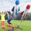 Kids Outdoor Rocket Foot Pump Outdoor Air Pressing Soaring Rocket Suit Jumps Air Powered Rocket Launcher Game Children Toy . 