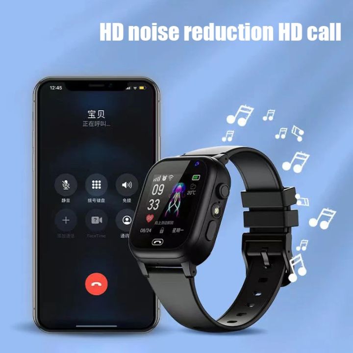 4G Kids Smart Watch SOS Call LBS Tracker Location Camera Video Chat Sim Card Multifunctional Waterproof Children Smartwatch