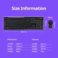Logitech MK270 Mouse Keyboard Combo Set 2.4G Wireless Optical Mouse with Eight Shortcuts Long-lasting for Desktop Laptop PC. 