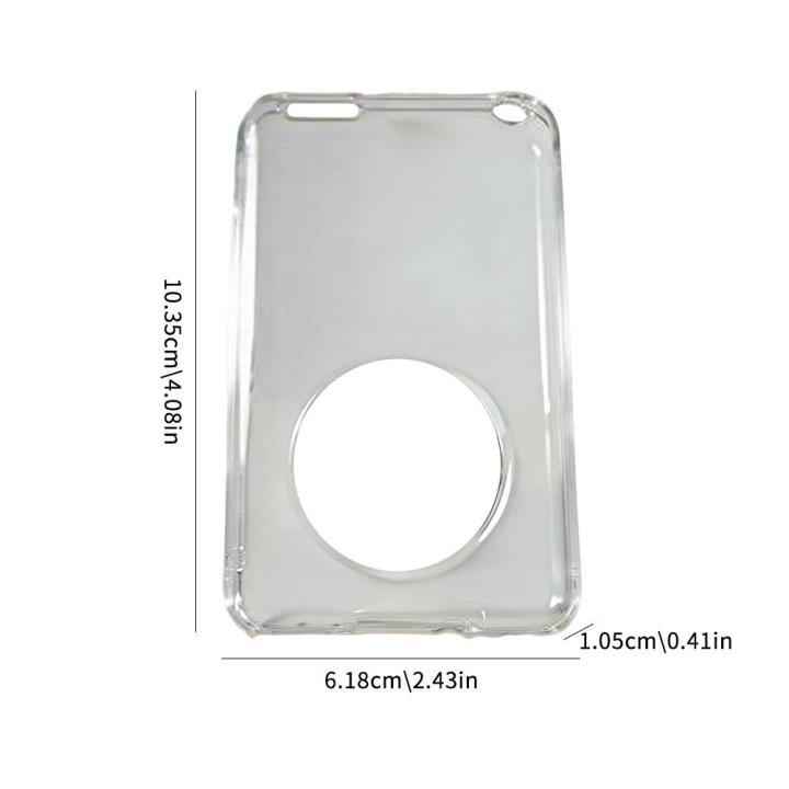 Clear%20Protective%20Case%20for%20%20iPod%20Classic%2080%20120%20160G%20Crystal%20Clear%20Hard%20Cover%20Case%20Waterproof%20Simple%20Protective%20Cover%202026%20-%20Image%202