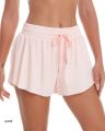 Breathable Women's Sports Shorts - Elastic Drawstring Waist, Liner Design, Side Pocket, Ideal for Gym Yoga Running Casual Wear.