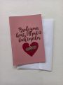 Sorry Greeting Card A6 size with envelope. 
