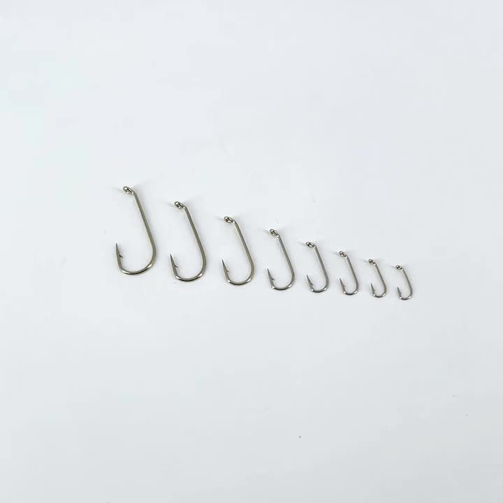 ICERIO 50PCS/100PCS Standard 1X Long Shank Fly Hook Dry&Wet&Nymph&Shrimp Caddis Pupa Streamer Fly Hook Fly Tying Fishing hook