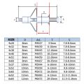 M4 M5 M6 Drywall Anchor Plasterboard Cavity Plug Dowel Hollow Wall Anchor Molly for Ceiling Expansion Screws Gypsum Board Holes. 