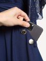 Fashion Women's Plus Size Explosions Star Print Button Pocket Pleats butterfly Sleeve Elegant Temperament Dress. 