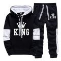 King Printing Mens Tracksuit Single Piece Sweatshirts Sweatpants Casual Hoodie Pants Outdoors Mens Clothing Hot Sales Streetwear.
