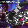 PRO Gaming Headphones with Noise Reducing Microphone ~ Black Camouflage Headset with Hi-Fi Subwoofer Stereo Sound with Bass for Mobile, PC, Laptop, Computer, PlayStation4, Xbox ~ Noise Cancelling PS4 Headphone with Mic - USB + 3.5mm Wire  ~ By FunBug. 