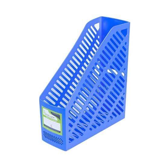 Good Luck File Holder Single Station File Organizer Blue 1Pcs
