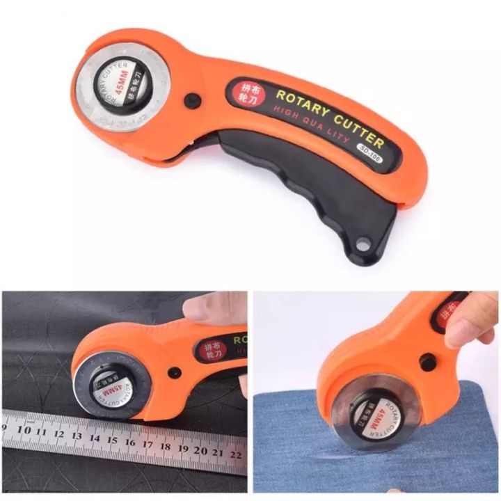 45mm Rotary Blade Knife Cutter with 4/5 extra blade