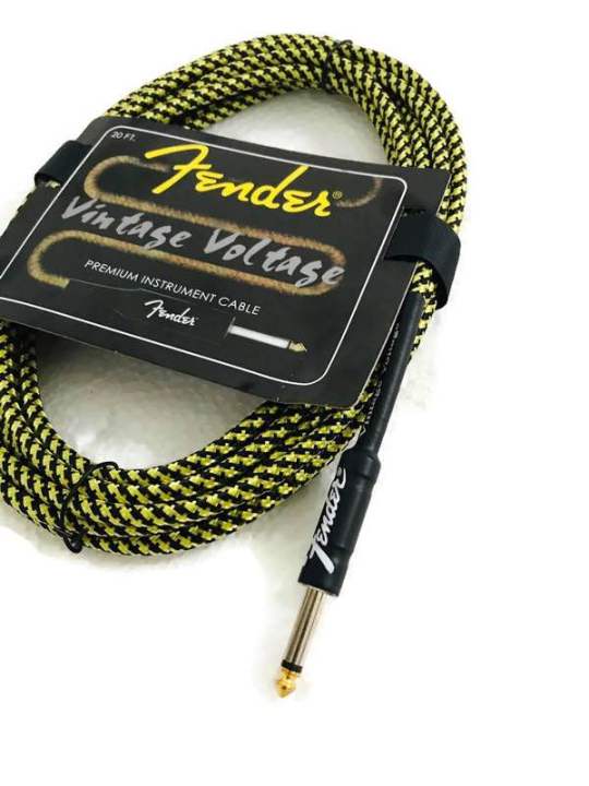 Fender%20Guitar%20Cable%206%20mtr%20(20ft)%20Red%20-%20Image%203