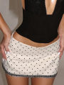 SUCHCUTE  Polka Dot Low-Waist Mini Skirt Fashion Casual   Vacation Clothes Summer All match Skirt  Grunge Fairycore Coquette. 