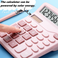 1Pcs Solar Scientific Calculator Desktop Financial Office Computer Calculators Large Display Office Calculators Cute Calculator. 