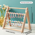 Solid Wood Multi-Layer Bracelet Storage Rack, Necklace and Ankle Chain Trapezoidal Display Rack, Large Capacity Organizing Rack. 