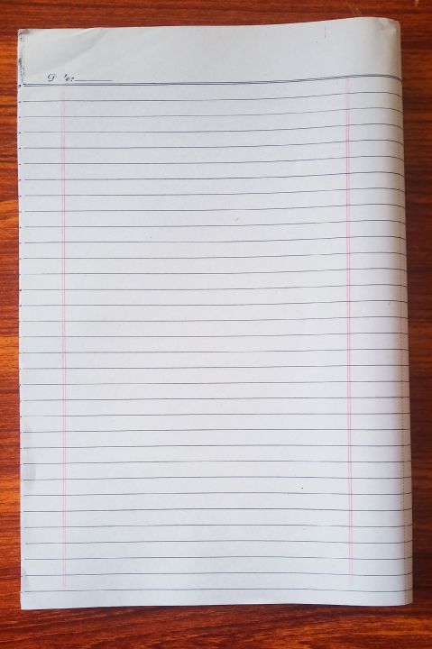 Loose Sheets Pack of 50, 100, 200 Narrow Line Sheets / Dasta,  Full Scape Paper (Legal Size), Paper Products