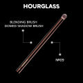 Hourglass Makeup Brush- No.9 Domed Shadow Brush Soft Fiber Hair Blending Eyeshadow Fashion Design Single Eye Brush. 
