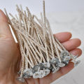 50pcs/Bag Brown Pure Cotton Soybeans Core Candles Smokeless Wicks 10cm Candle Making Supplies Accessories.