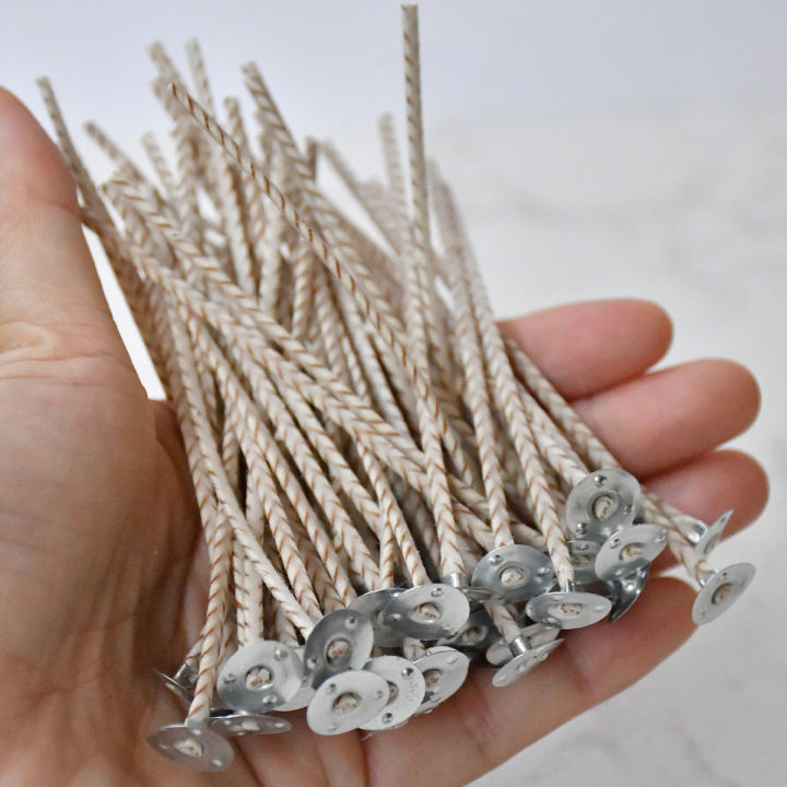 50pcs/Bag%20Brown%20Pure%20Cotton%20Soybeans%20Core%20Candles%20Smokeless%20Wicks%20%2010cm%20Candle%20Making%20Supplies%20Accessories%20-%20Image%204