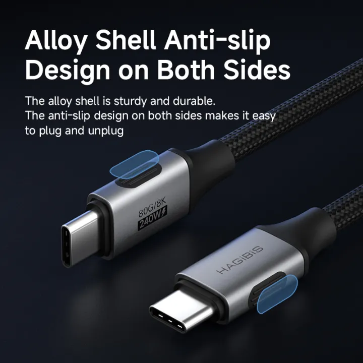 Hagibis%20USB%204%20Cable%20USB%20C%20to%20USB%20C%20Ultra%20Soft%20240W%2080Gbps%20High%20Speed%20Cord%20Compatible%20with%20Thunderbolt%204/5%20iPhone%2017%20Power%20Bank%20-%20Image%206