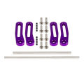 Aluminum CNC Modular Bumper Set for 1/10 RC Crawler Chassis LCG Rigs Comp Builds TRX4 SCX10 Gspeed Power Wagon Cliffhanger Body.