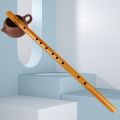 6 Holes Recorder Bamboo Flute Handmade Vertical Flute Musical Wind Instrument for Beginners Meditation and Music Lovers.