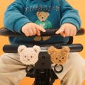 Stroller Hook Multi-functional Woolen Bear Stroller Hook Mother and Baby Backpack Storage Hook....