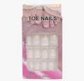Toe Fake Nail 12pieces in 12 sizes. 