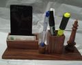 Minar Design Desk Organizer, Wooden Multifunction Desk Organizer, Ideal For Home and Office. 