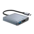 Xput USB Type C Hub With Displayport DP 8K 60Hz Hub Dock Station USB C Type C To Displayport 1.4 DP Adapter Hub For Macbook. 