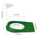 New Mini Golf Putting Plate with Hole Flag Indoor Outdoor Portable Golf  Putting Aid Training Practice Home Yard Golf Tool. 