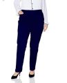Women's slack pants with stretch cotton fabric, small cylinder, big size, comfortable to wear, not uncomfortable, waist 38-52 inches.. 