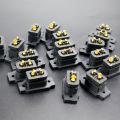 6/12pcs XT60E-F Battery Connector XT60E Female Plug Gold-plated XT60 Mountable Connector Black Socket.