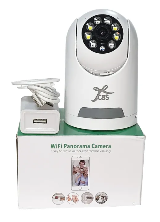 CBS VISION 360° View Home Security Wi-Fi Camera, 2mega Full Hd V380 ...