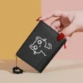 2023 New Small Wallet Female Cat Short Fold Personalized Student Cute Mini Fashion Wallet Zero Wallet. 