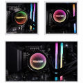 Teucer 240 360 Water Cooling CPU Cooler ARGB Fan Liquid Heatsink Integrated Radiator for Intel LGA 1700//1200/1150 2011 AM4 AM5. 