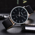 Luxury Women Watches 2025 New Stylish Silver Minimalist Business Ladies Quartz Watch Breathable Leather Steel Clock Reloj Mujer. 
