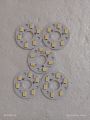 (5pcs) 4v 6 LED round SMD(1C6B) Light bulb circuit for mini Rechargeable DC fan and  light  - 5 pcs. 