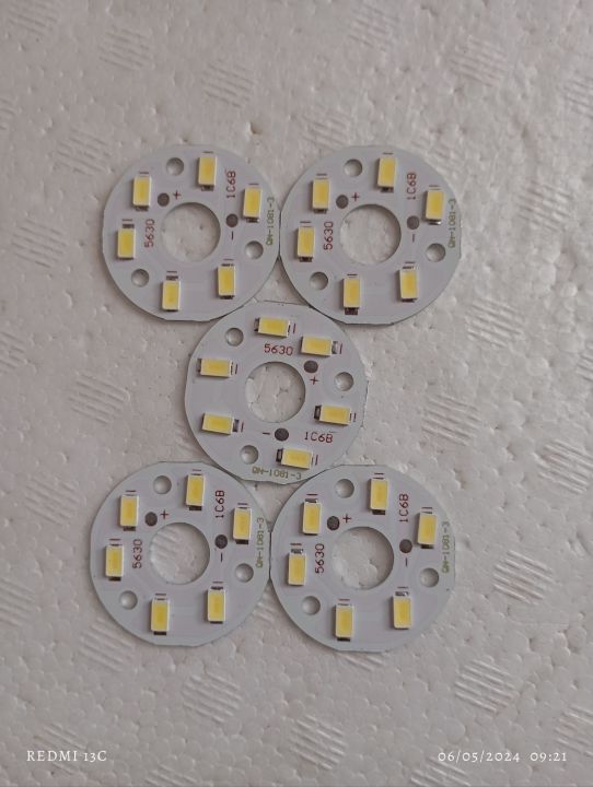 (5pcs)%204v%206%20LED%20round%20SMD(1C6B)%20Light%20bulb%20circuit%20for%20mini%20Rechargeable%20DC%20fan%20and%20%20light%20%20-%205%20pcs%20-%20Image%202