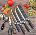 Stainless Steel Zepter knife 6 Pcs Set For Kitchen.