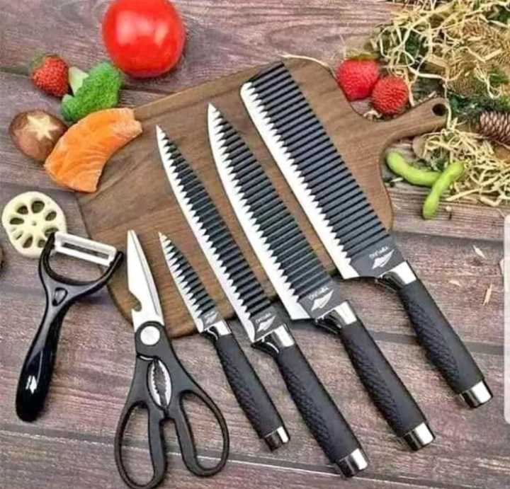 Stainless Steel Zepter knife 6 Pcs Set For Kitchen