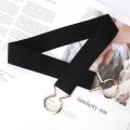 Fashion Metal Buckle Thin Stretchy Waist Belt Striped Elastic Waistband Elegant Women Girdle Accessories Female Belt. 