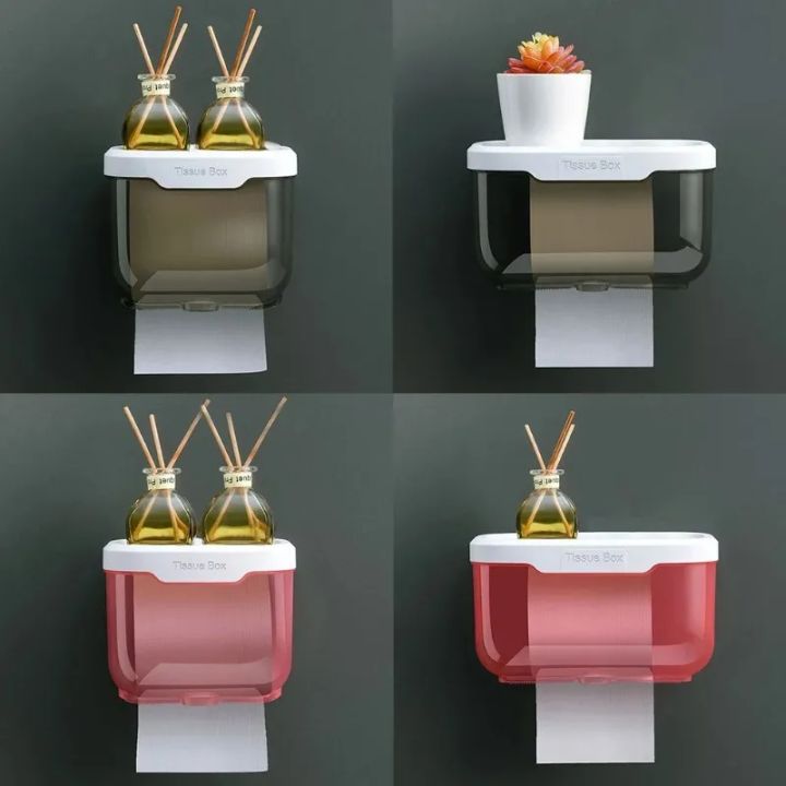 Wall%20Mounted%20Toilet%20Paper%20Holder%20Waterproof%20Tissue%20Box%20with%20Shelf%20Bathroom%20Organizer%20Kitchen%20Multi%20Purpose%20Storage%20Dispenser%20-%20Image%203