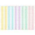 5/10PCS 30 Rings Comb Binding Spines Plastic Spiral Binding Coils for Business Document File Notebook File Making. 