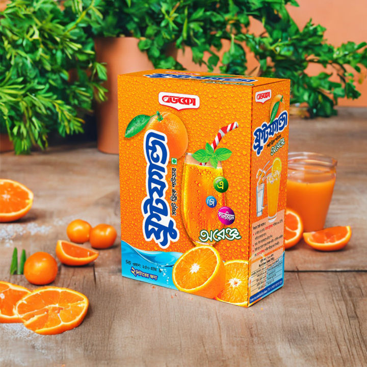 Dekko Fruit Funda Orange Soft Drinks Powder 250 gm