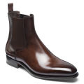 New Chelsea Boots Men Shoes PU Brown Fashion Versatile Business Casual British Style Street Party Wear Classic Ankle Boots. 