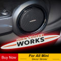 Car Metal JCW John WORKS Sticker Emblem Decoration Accessories For Mini Cooper One Countryman R50 R52 F55 F56 R55 R56 R60 F60. 