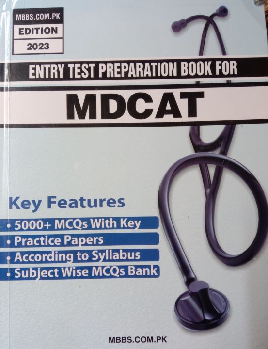MBBS.COM.PK Entry Test Preparation Book For MDCAT Edition 2023